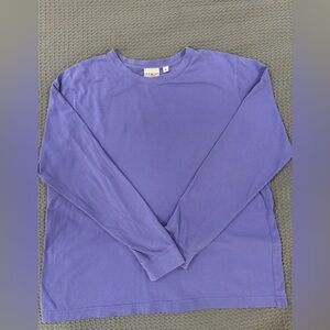 Vintage L.L. Bean Long Sleeve 100% Cotton Shirt in Purple | Women’s L